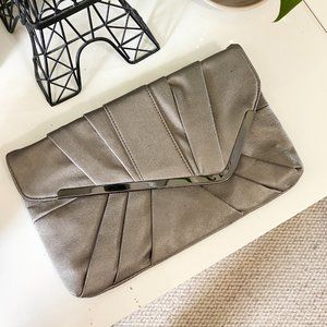 Silver Pouch with Chain